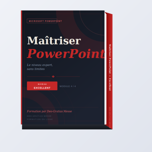 Maîtriser Microsoft PowerPoint  (niveau excellence)