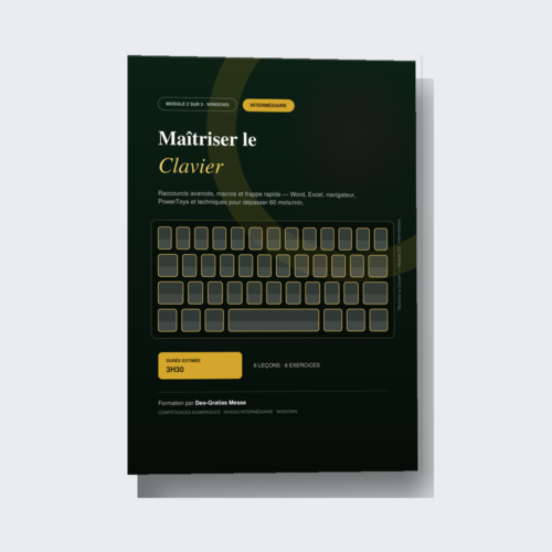 Maîtriser le Clavier – Intermédiaire