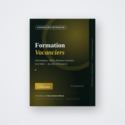 Formation vacancier